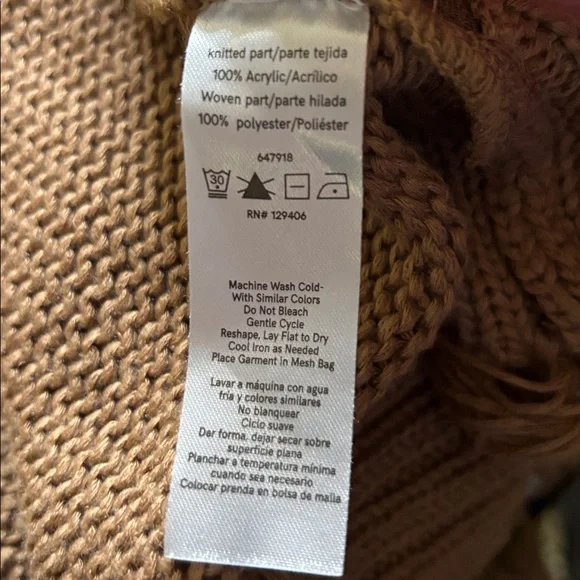 VENUS Tan Knit Sweater - Picture 3 of 3